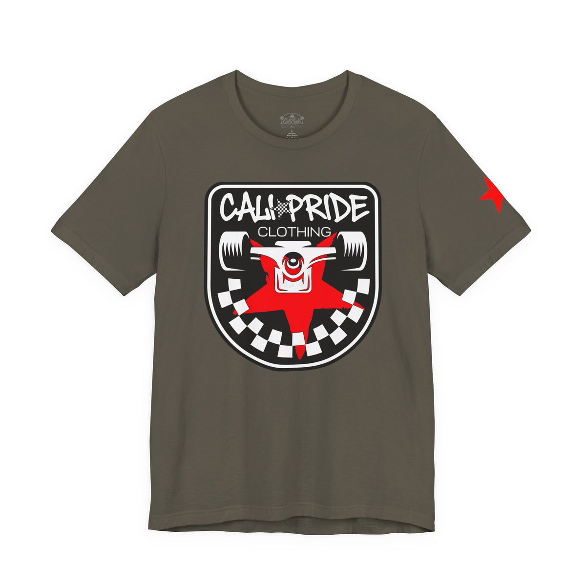 Copy of Concrete & Scars Skatewear Collection - Checkered Truck Emblem, Graphic T-Shirt — CaliPride Clothing