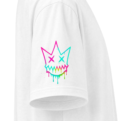 Urban Underground Collection - Neon Drip, Crown Face, Graphic 4-way T Shirt - CaliPride Clothing