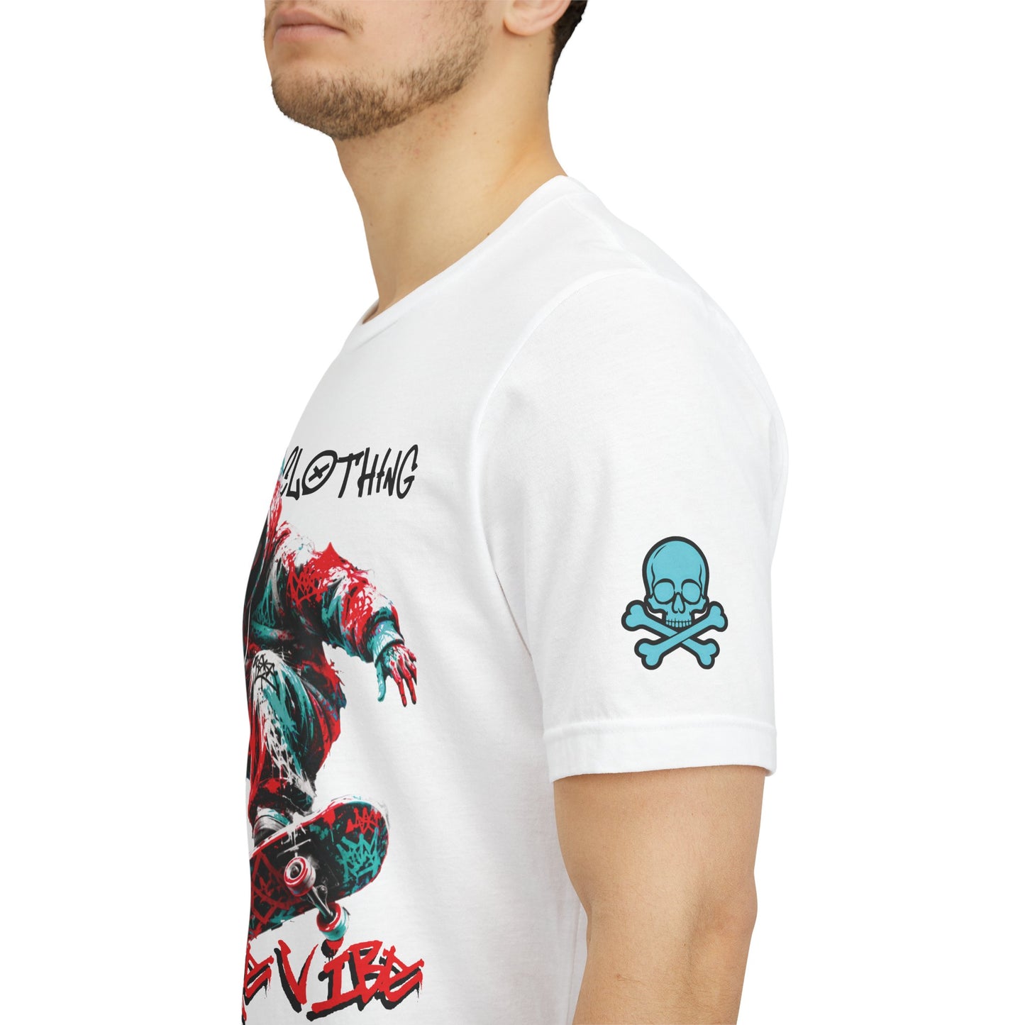 Skate & Surf Collection - Savage Vibe Skater Graphic T-Shirt - CaliPride Clothing