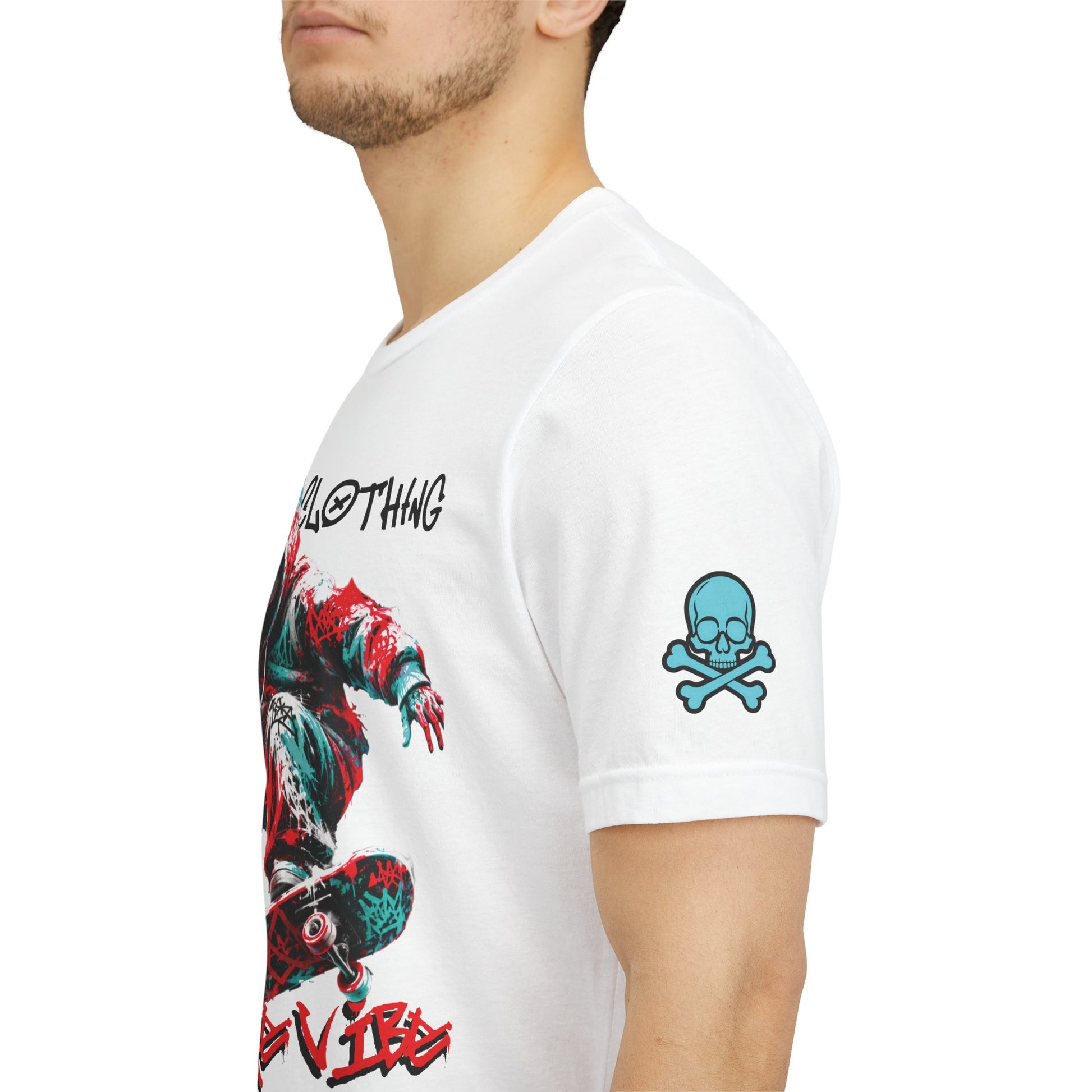 Skate & Surf Collection - Savage Vibe Skater Graphic T-Shirt - CaliPride Clothing