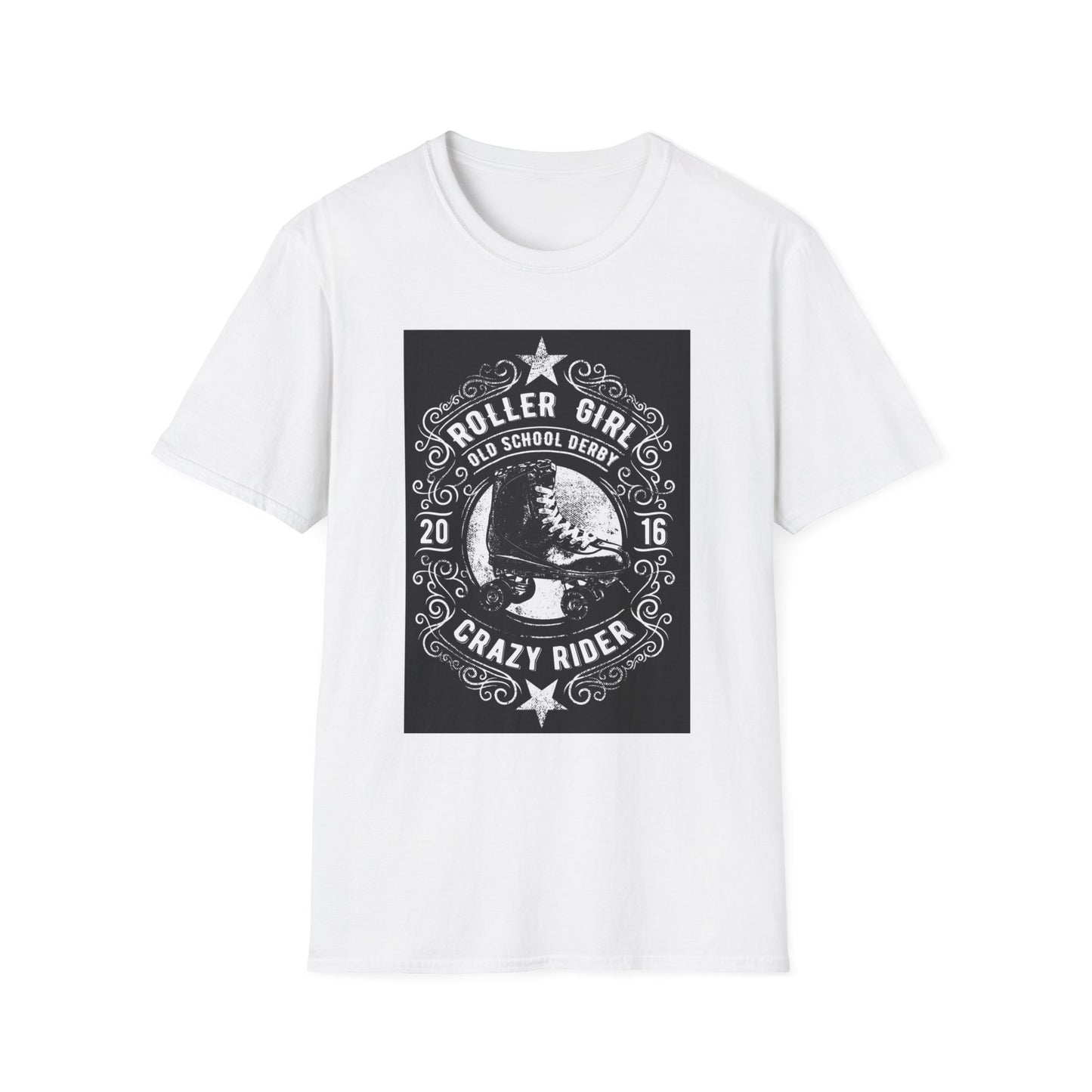 Roller Girl Crazy Rider T-shirt | Skate Derby Graphic
