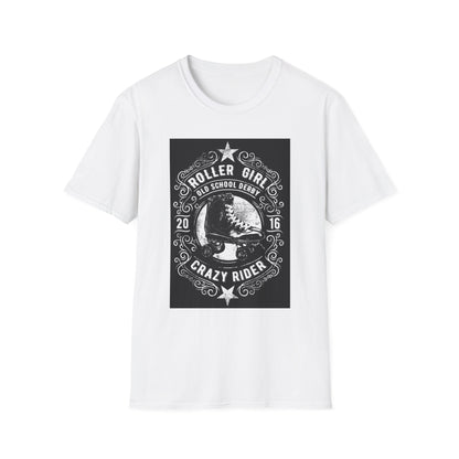 Roller Girl Crazy Rider T-shirt | Skate Derby Graphic
