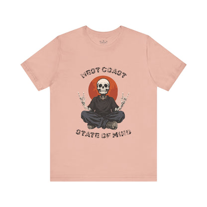 Skate & Surf Collection - Zen to the Bone, Vintage Skeleton Graphic T-Shirt — CaliPride Clothing