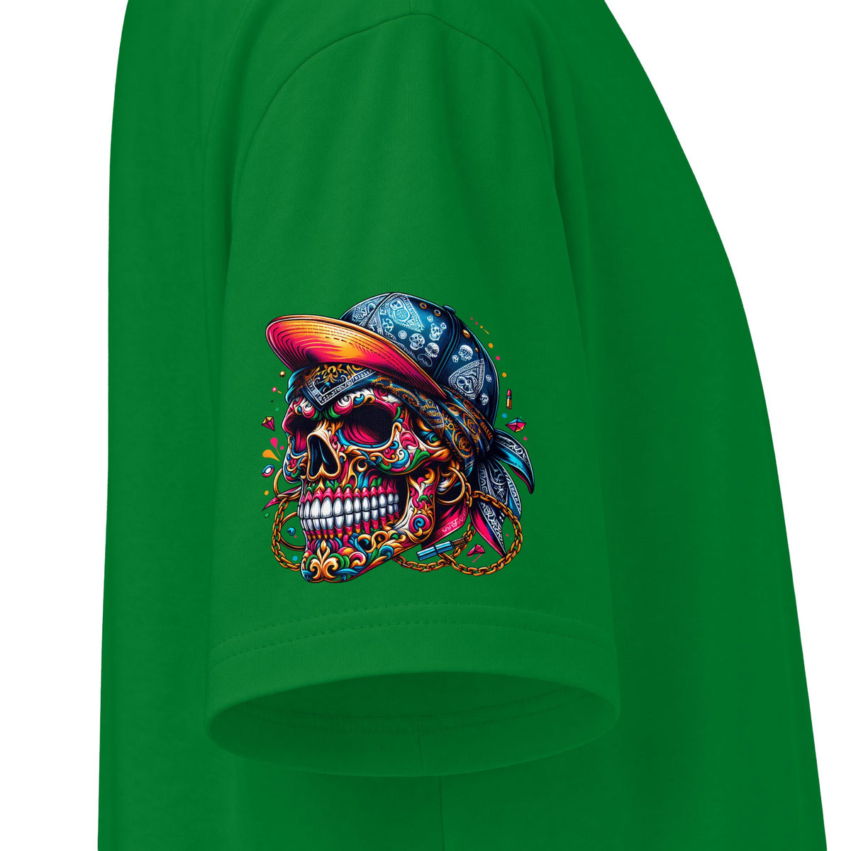 Urban Underground Collection - Neon Drip, Gangsta', Graphic 4-way T Shirt - CaliPride Clothing