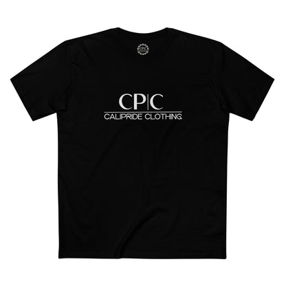 The Elite Collection - Signature Essentials, CP | C, Premium T-Shirt, black logo - CaliPride Clothing
