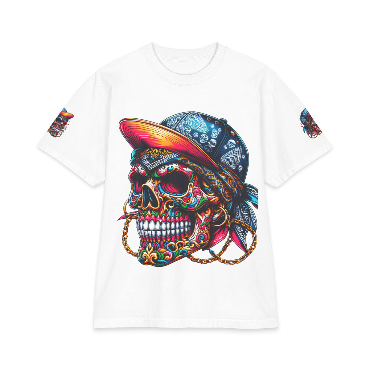 Urban Underground Collection - Neon Drip, Gangsta', Graphic 4-way T Shirt - CaliPride Clothing