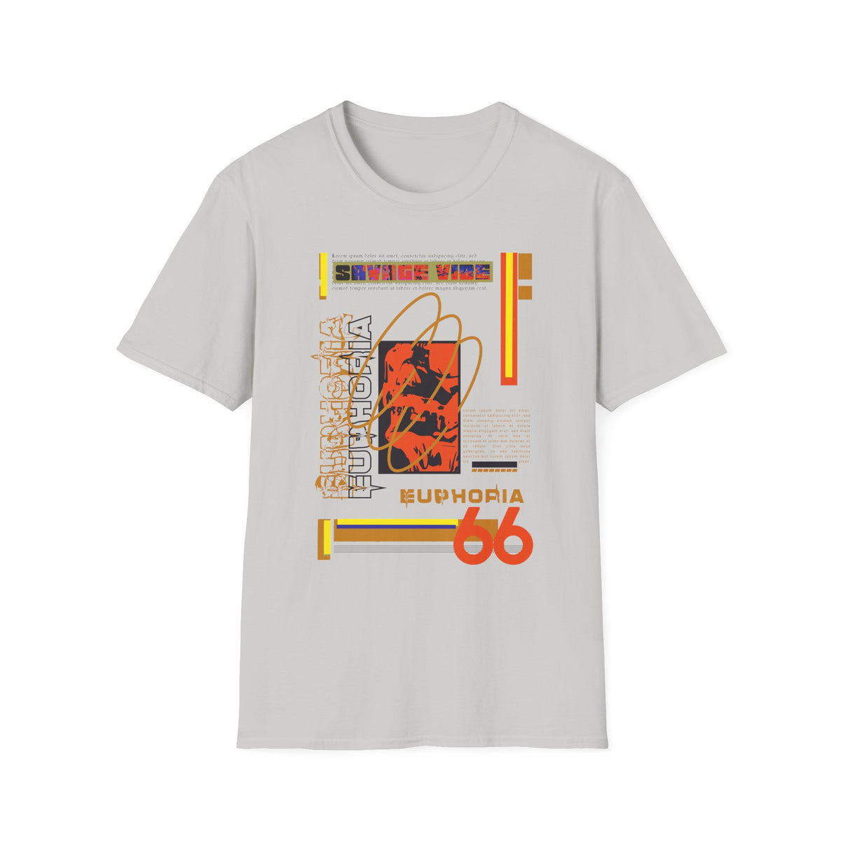 Urban Underground Collection - Savage Vibe, Euphoria 66, Graphic T Shirt - CaliPride Clothing