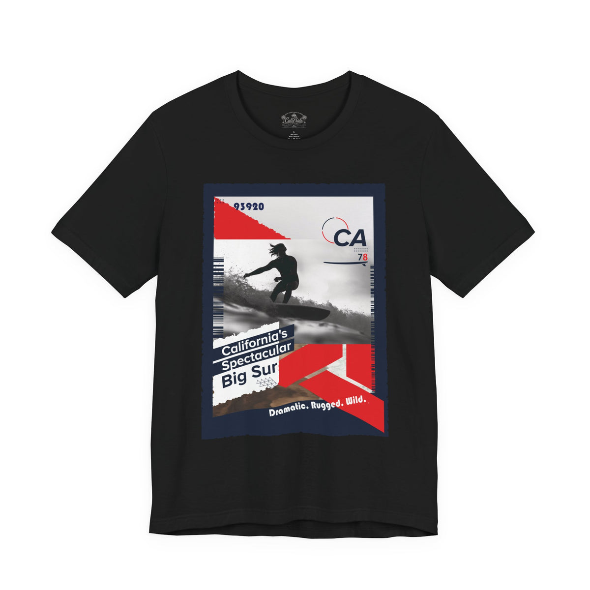 Surf & Beach Collection - Big Sur CA, Graphic T-Shirt - CaliPride Clothing
