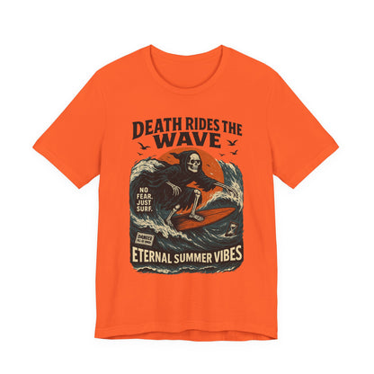 Urban Underground Collection - Death Rides the Wave Graphic T-Shirt - CaliPride Clothing