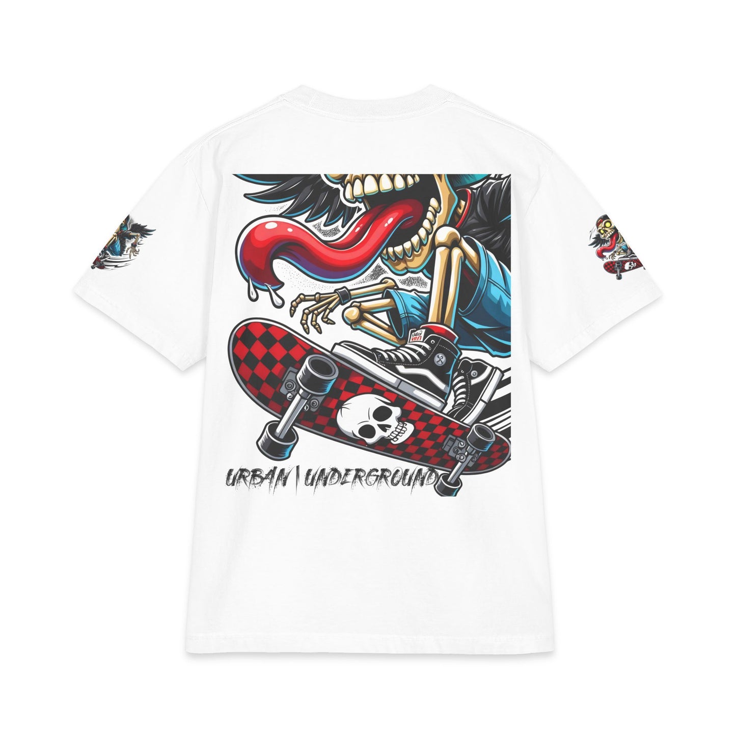 Urban Underground Collection - Neon Drip, Tongue Out, Graphic 4-way T Shirt - CaliPride Clothing