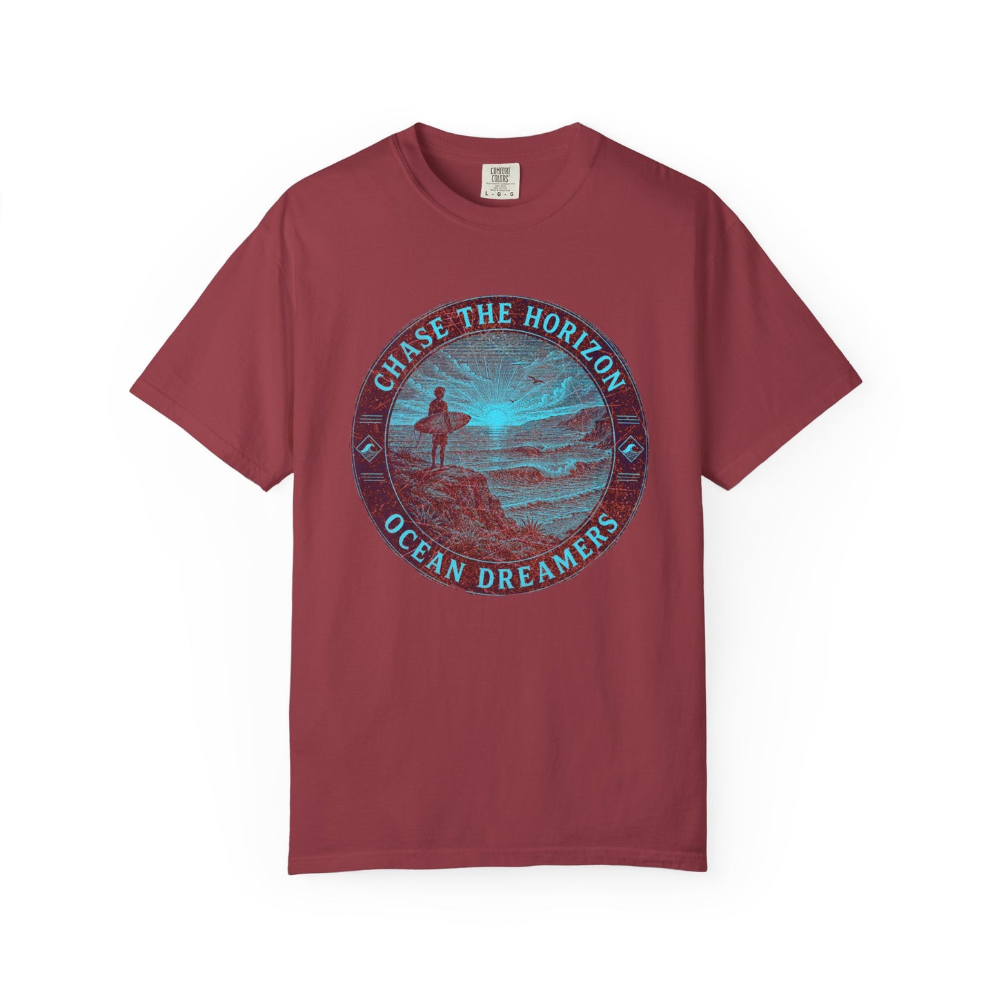 Surf & Beach Collection - Ocean Vibes Series, Chase the Horizon, T-shirt - CaliPride Clothing