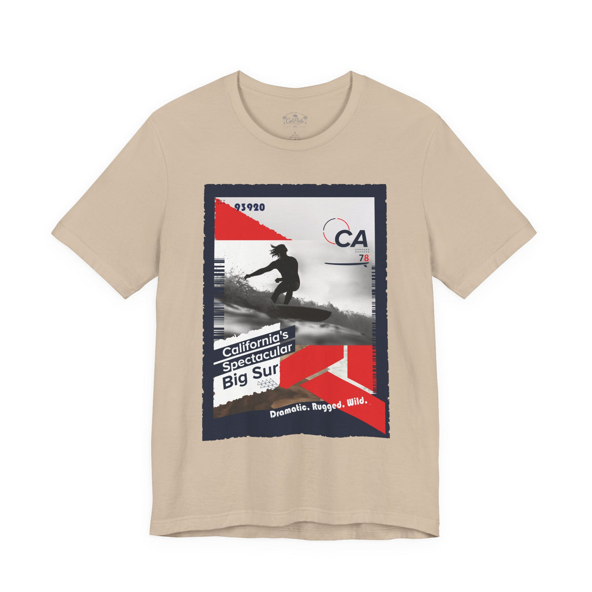 Surf & Beach Collection - Big Sur CA, Graphic T-Shirt - CaliPride Clothing