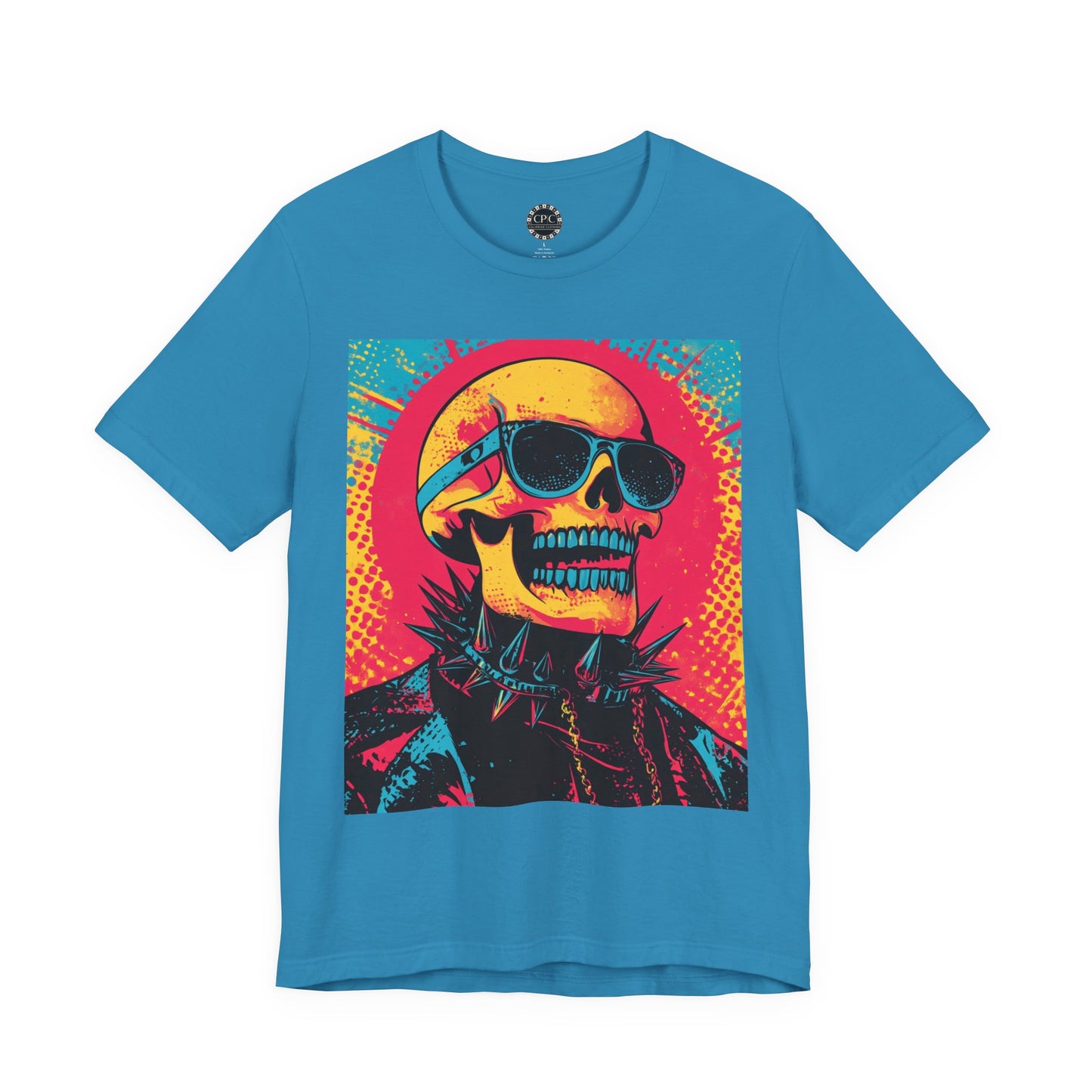 Punk Resurrected Collection - Blue Toothed Punk, Retro Graphic T - Shirt - CaliPride Clothing