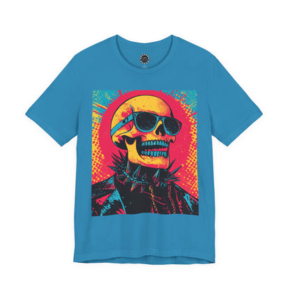 Punk Resurrected Collection - Blue Toothed Punk, Retro Graphic T - Shirt - CaliPride Clothing