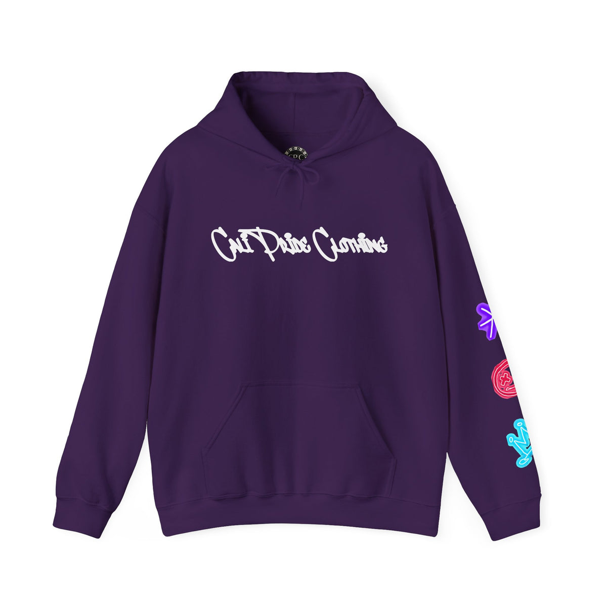 Skate & Surf Collection - Neon Skizzy Skater Graphic Hoodie, multiple colors | CaliPride Clothing