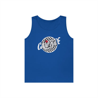Skate & Surf Collection - CaliPride Checkered Logo, Tank Top - CaliPride Clothing