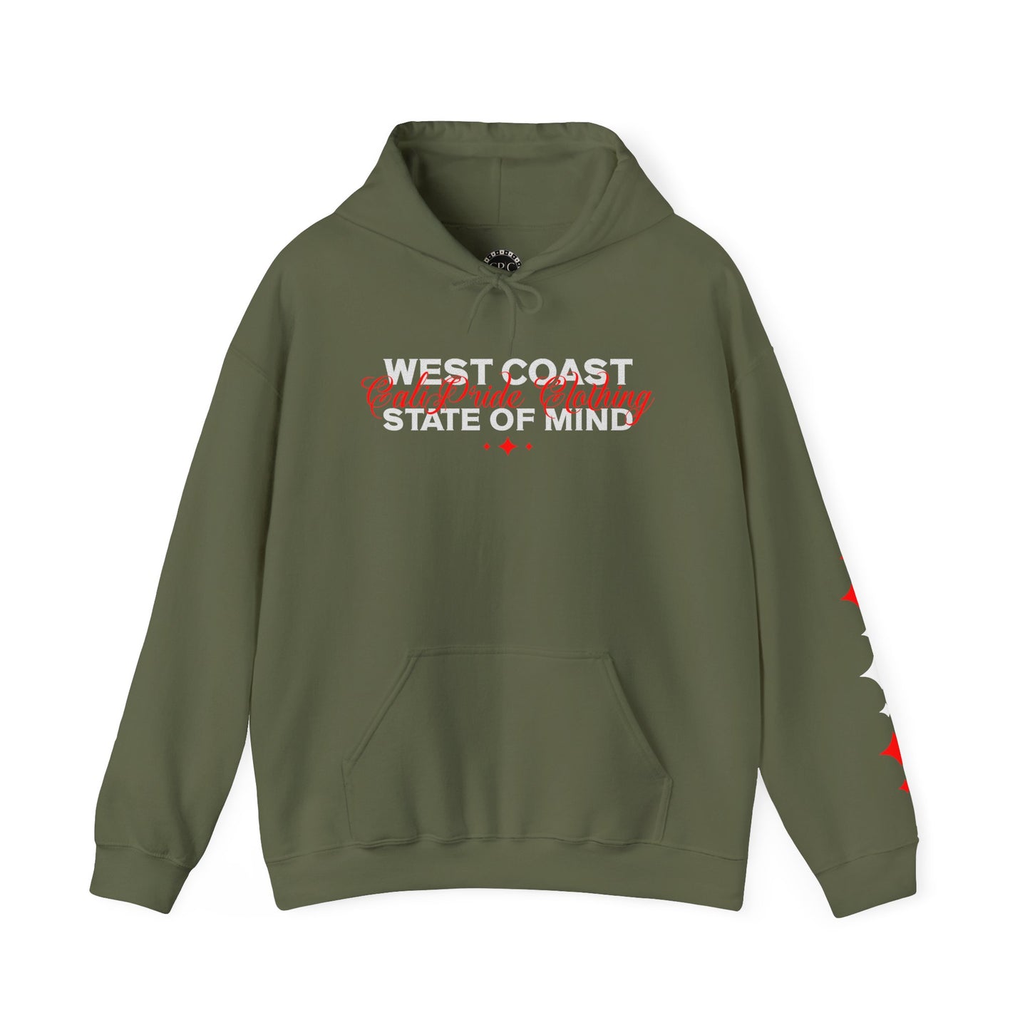 The Elite Collection - Elite Society, West Coast State of Mind, Premium Hoodie - CaliPride Clothing