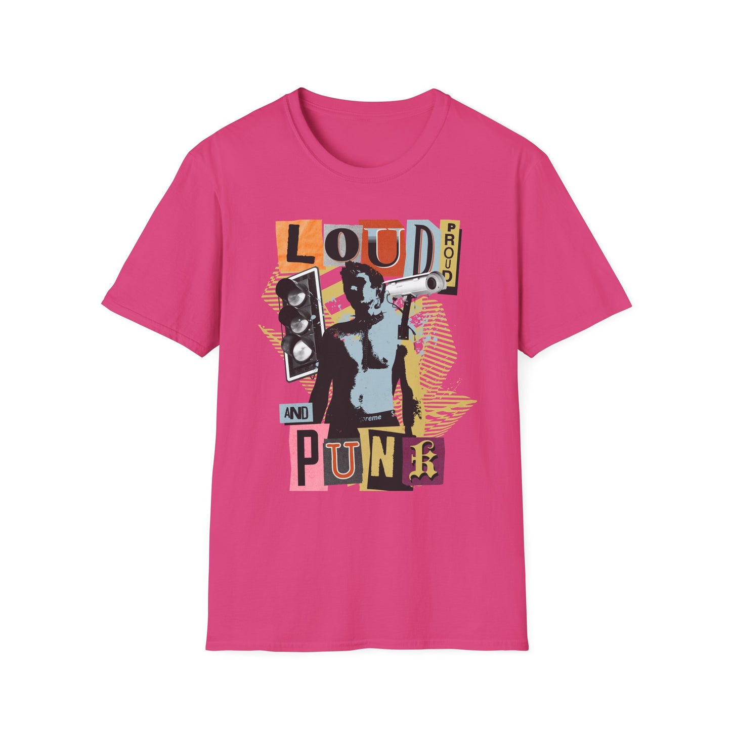 Punk - 'Loud Proud and Punk' Graphic T-Shirt