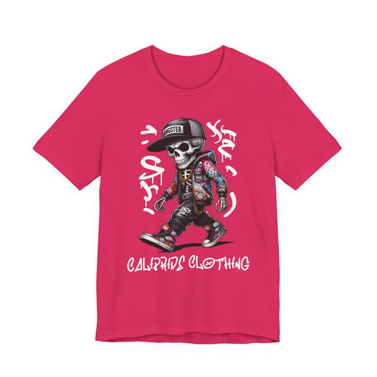 Urban Underground Collection - Graffiti Skeleton Artist Graphic T-Shirt - CaliPride Clothing