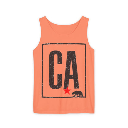 CA State Bear Tank Top | CaliPride Clothing