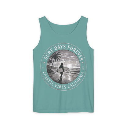 Surf & Beach Collection | Ocean Vibes Series - Surf Days Forever, Tank top - CaliPride Clothing
