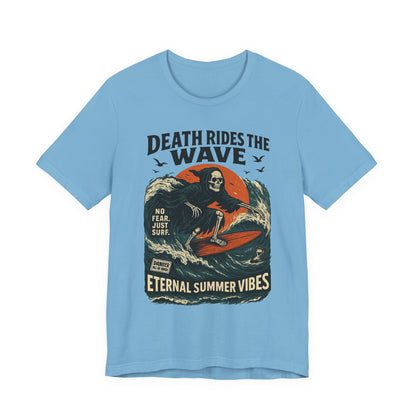 Urban Underground Collection - Death Rides the Wave Graphic T-Shirt - CaliPride Clothing