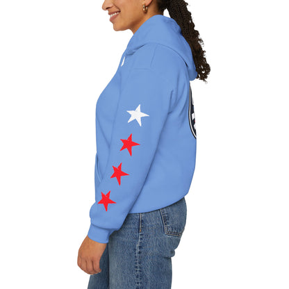 Skate & Surf Collection - Checkered Star Emblem Hoodie, multiple colors | CaliPride Clothing