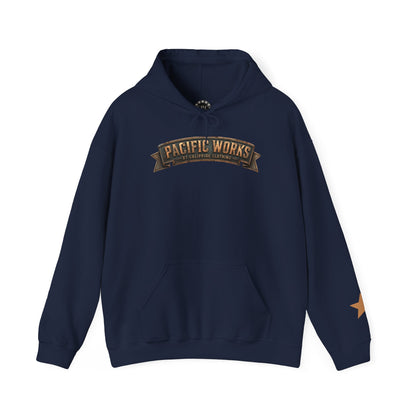 Pacific Works Collection — Signature Logo, Graphic Hoodie - CaliPride Clothing