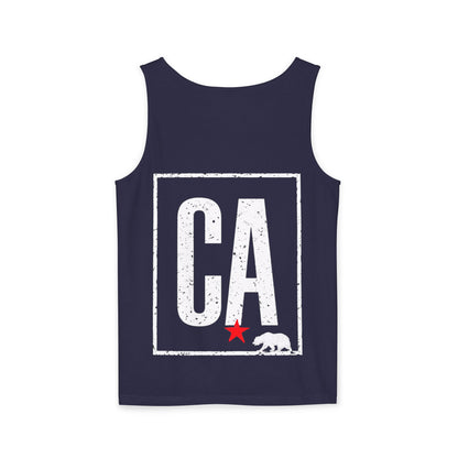Surf & Beach Collection - CA State Bear, Tank Top | CaliPride Clothing