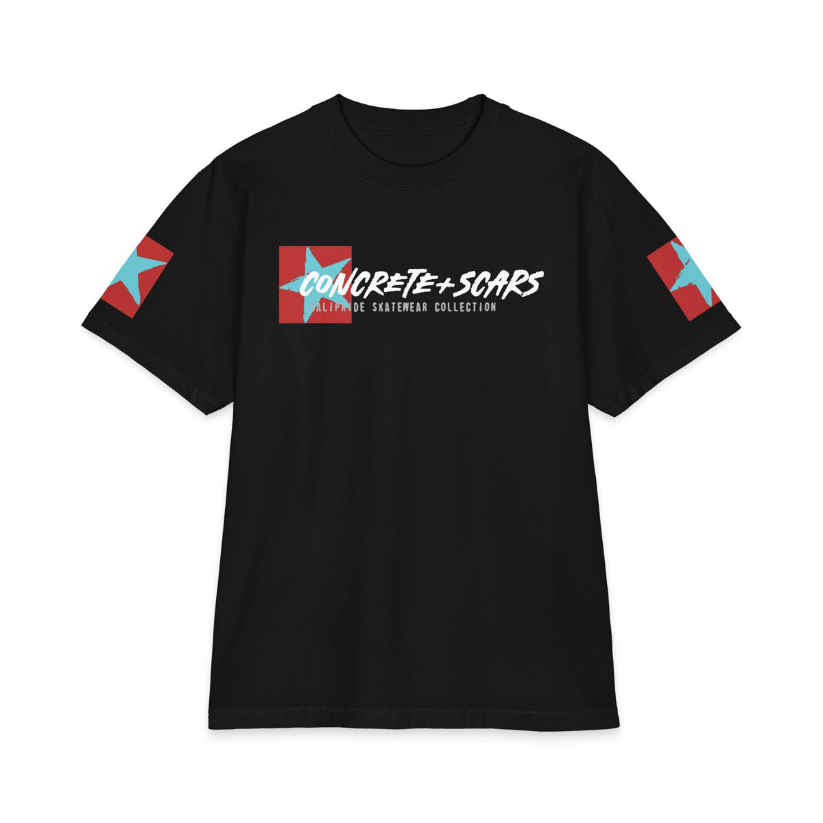 Concrete + Scars Skatewear Collection - C+S Signature Logo, Graphic T-Shirt — CaliPride Clothing