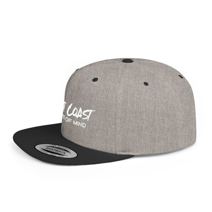 Urban Underground Collection - West Coast State Of Mind, Flat Bill Snapback Hat, Embroidered - CaliPride Clothing