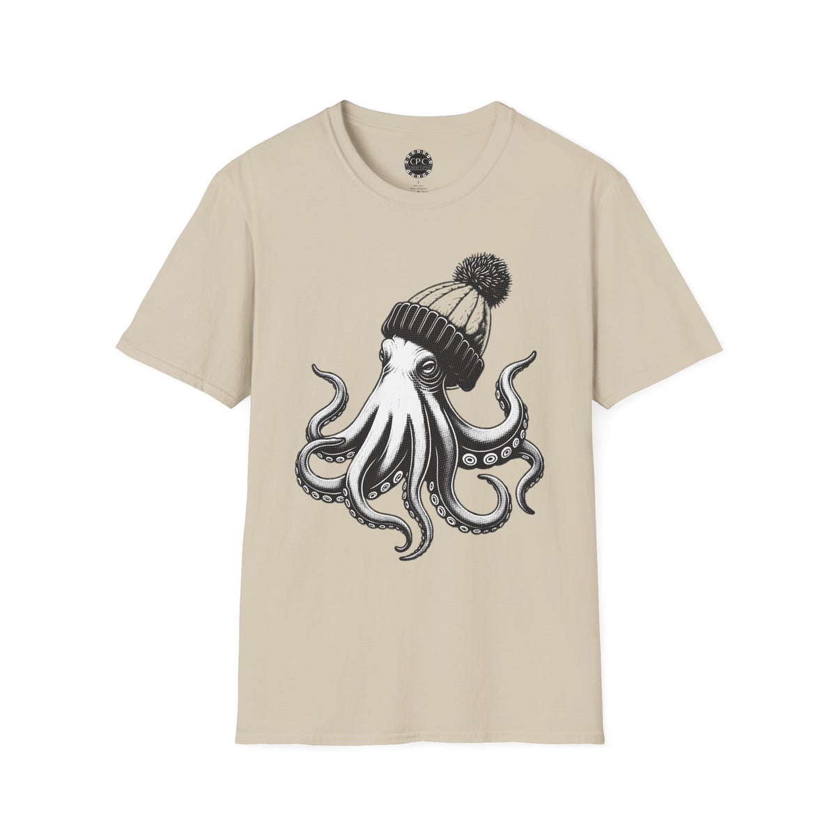 Pacific Works Collection - Hipster Octopus Graphic T-Shirt — CaliPride Clothing