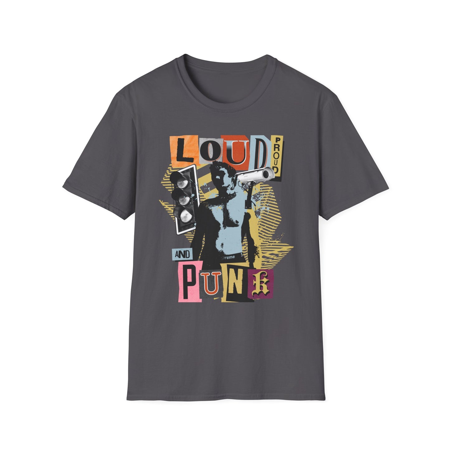 Punk - 'Loud Proud and Punk' Graphic T-Shirt