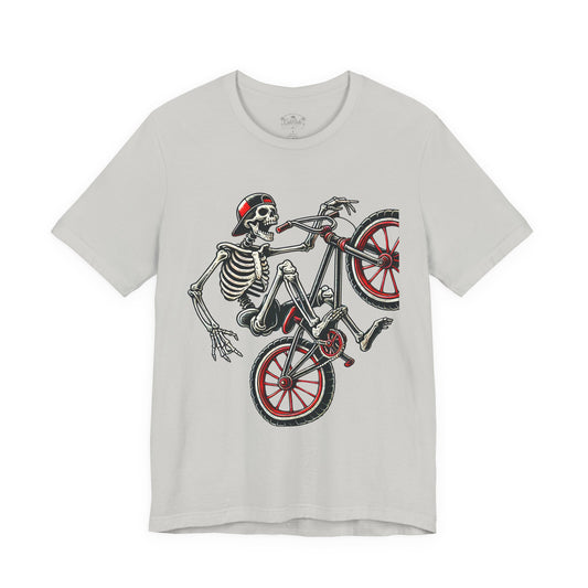 Concrete & Scars Skatewear Collection - Ride Til I Die, Skeleton Graphic T - Shirt - CaliPride Clothing