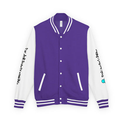 Urban Underground Collection - Savage Vibe, Bone Drop Graphic Letterman Jacket | CaliPride Clothing