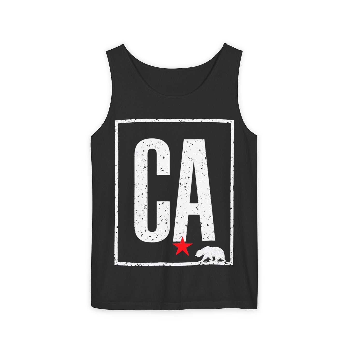 CA State Bear Tank Top | CaliPride Clothing