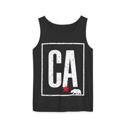 CA State Bear Tank Top | CaliPride Clothing