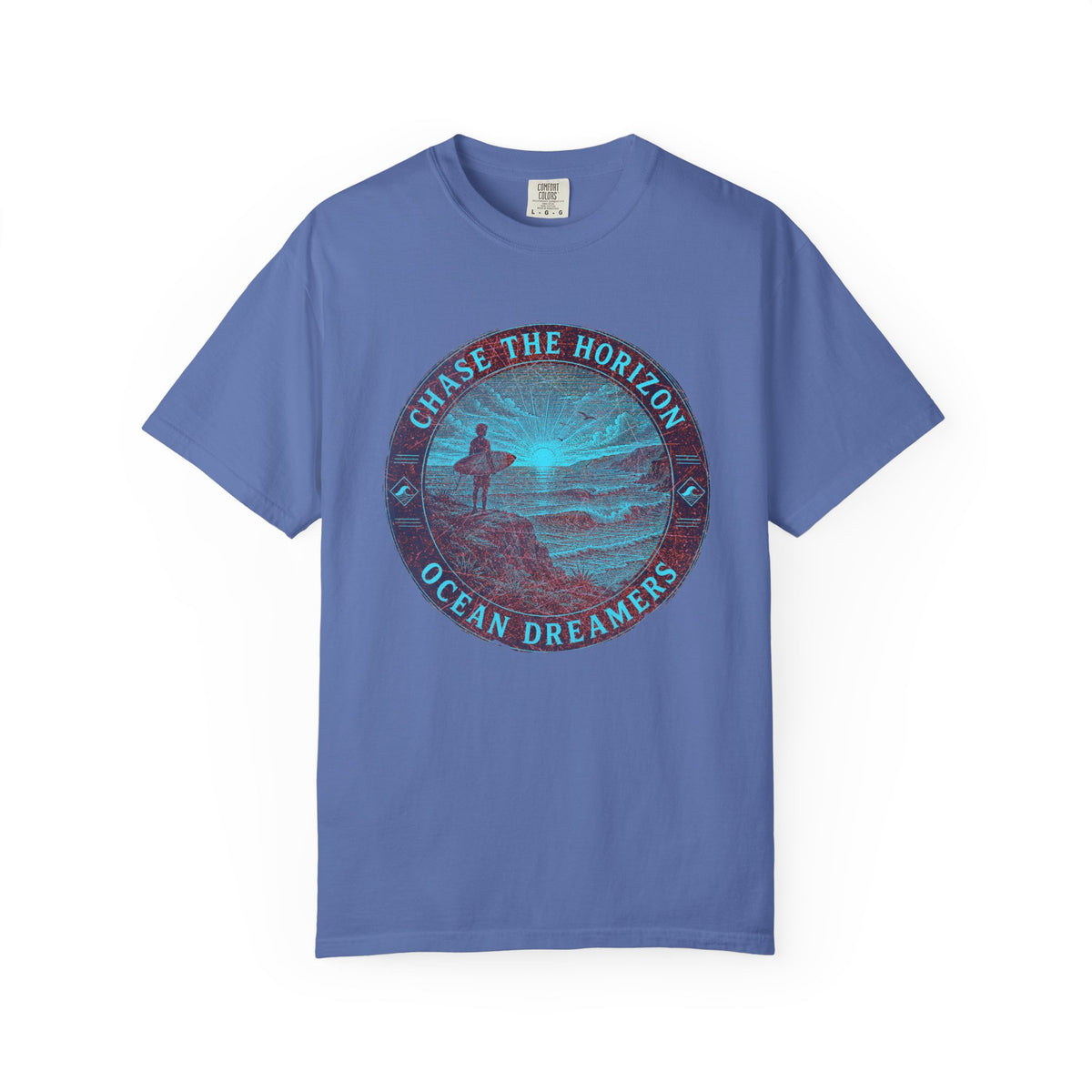 Surf & Beach Collection - Ocean Vibes Series, Chase the Horizon, T-shirt - CaliPride Clothing