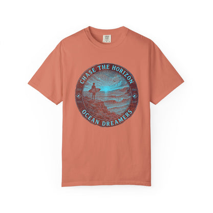 Surf & Beach Collection - Ocean Vibes Series, Chase the Horizon, T-shirt - CaliPride Clothing