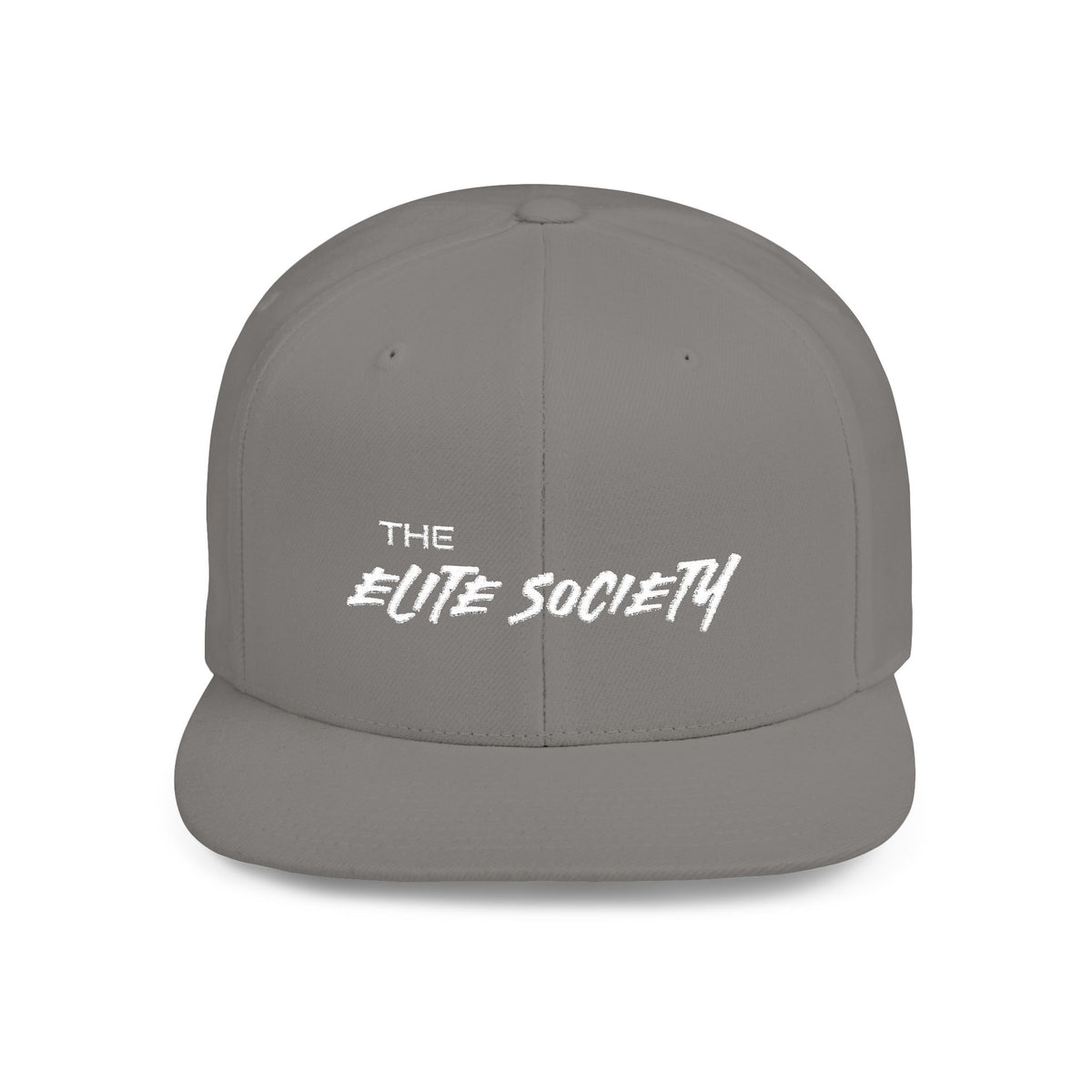 The Elite Collection - Elite Society, Flat Bill Snapback Hat, Embroidered - CaliPride Clothing