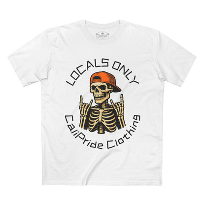 Skate & Surf Collection - Locals Only, Graphic T Shirt - CaliPride Clothing