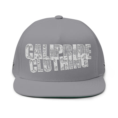 Skate & Surf Collection - CaliPride Clothing Stamp, Flat Bill Snapback, Embroidered - CaliPride Clothing