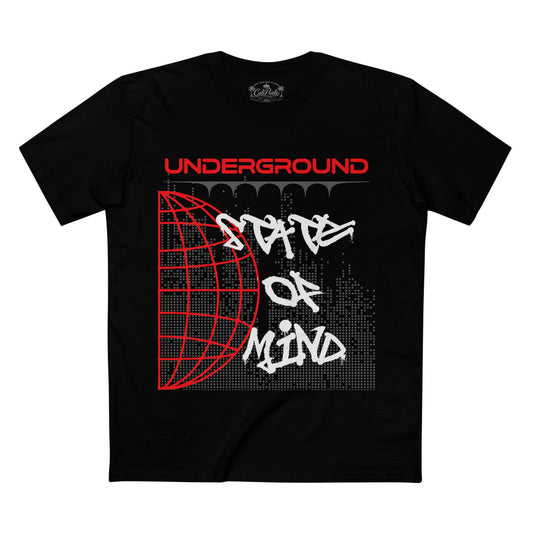 Urban Underground Collection - Underground State of Mind, Graphic T Shirt — CaliPride Clothing