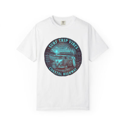 Surf & Beach Collection - Ocean Vibes Series, Surf Trip Vibes, T-shirt - CaliPride Clothing