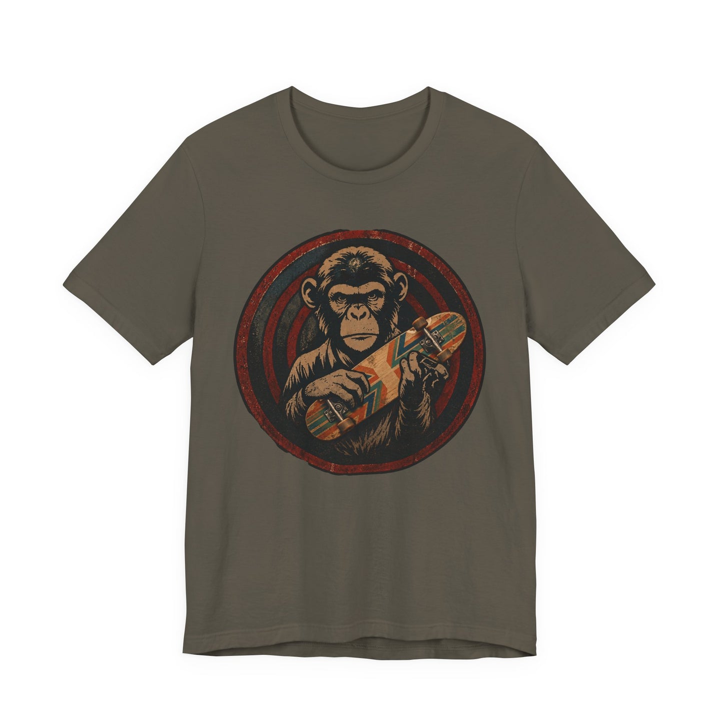 Skate & Surf Collection - Chimpin' Around, Graphic T-Shirt - CaliPride Clothing