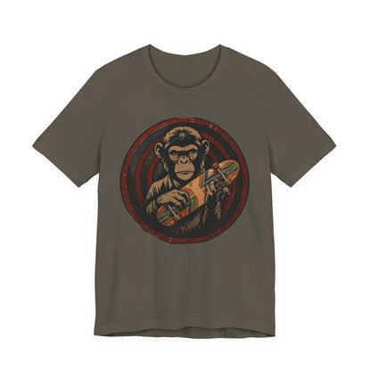 Skate & Surf Collection - Chimpin' Around, Graphic T-Shirt - CaliPride Clothing