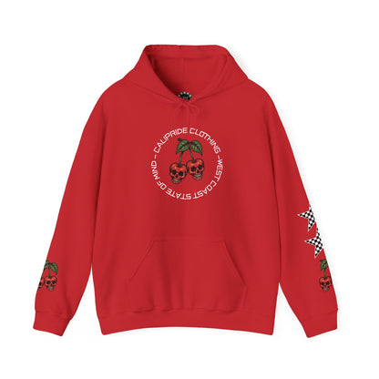 Skate & Surf Collection - Angry Cherry, Graphic Hoodie | CaliPride Clothing
