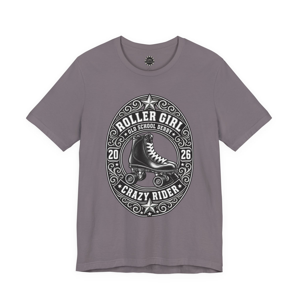 Punk Resurrected Collection - Roller Girl Crazy Rider, Graphic T-shirt | CaliPride Clothing