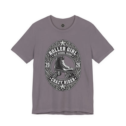 Punk Resurrected Collection - Roller Girl Crazy Rider, Graphic T-shirt | CaliPride Clothing