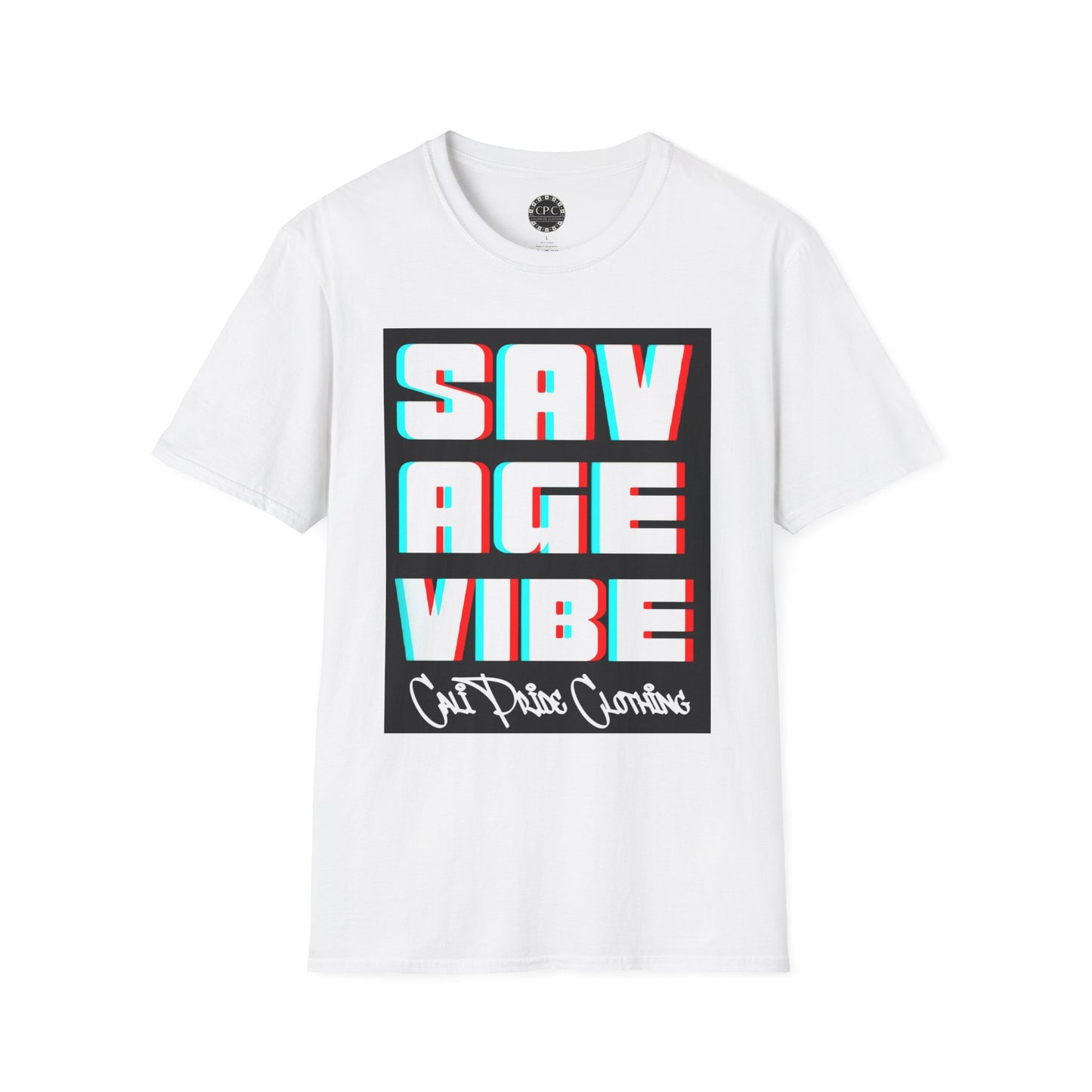 Urban Underground Collection | Savage Vibe Graffiti Block Series - 3D Anaglyph T Shirt — CaliPride Clothing